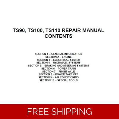 NEW HOLLAND TS90, TS100, TS110 TRACTORS SERVICE REPAIR MANUAL NEW HOLLAND TS90, TS100, TS110 TRACTORS SERVICE REPAIR MANUAL